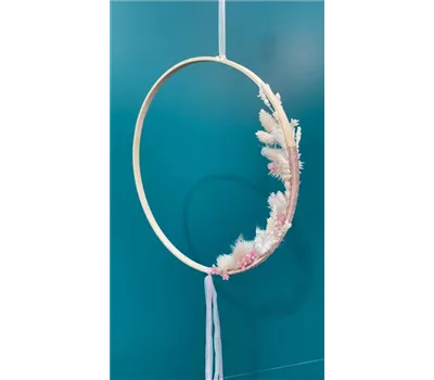 Trockenblumen, Loop, Trockenkranz