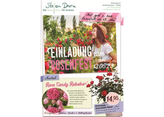 Das war unser Rosenfestflyer 
